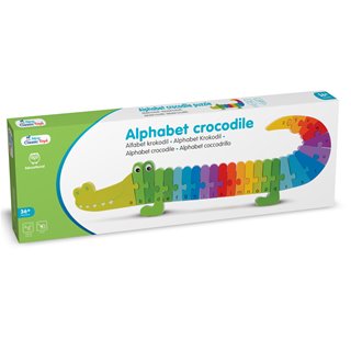 Alfabet puzzel - krokodil